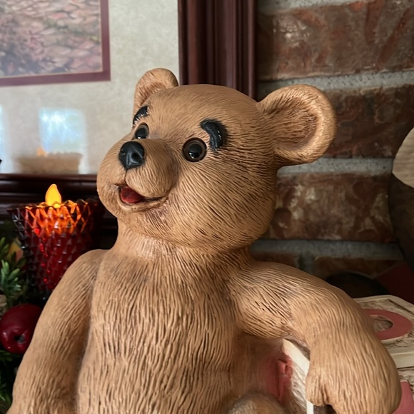 Rare Vintage 1989 Homco Large Heavy Bear and ABC Block
Statue Collector - Picture 6 of 10